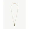 Missoma Mens Gold 18ct Yellow-gold Vermeil Sterling-silver And Dalmatian Chain Necklace In Gold