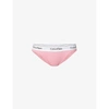 Calvin Klein Modern Stretch-cotton Bikini Briefs In Pink