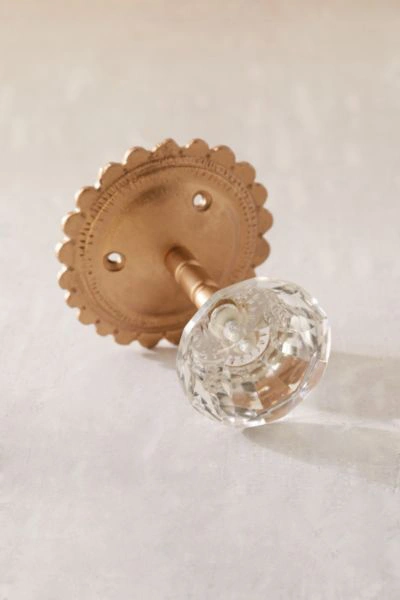 Urban Outfitters Crystal Door Knob Curtain Tie-back In Bronze