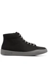 Camper Peu Touring High-top Sneakers In Schwarz