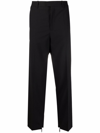 OFF-WHITE ZIP DETAIL TAILORED TROUSERS