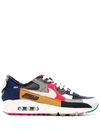Nike Air Max 90 Legacy Patchwork Canvas, Ripstop And Mesh Sneakers In Schwarz