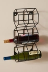 Anthropologie Thea Wall Mounted Wine Rack In Black