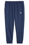 Nike Sportswear Men's Club Pocket Fleece Joggers In Medium Navy/ White