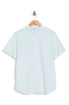 Abound Mini Print Regular Fit Shirt In White Hash Marks