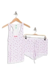 Honeydew Intimates Short Pajamas In Stardustroses