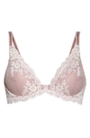 Wacoal Embrace Lace Underwire Contour Bra In Woodrose/ Mauve Chalk