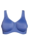 Wacoal Simone Seamless Underwire Sports Bra In Marlin/ Thistle Down