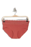 B.tempt'd By Wacoal B.bare Hipster Panties In Marsala