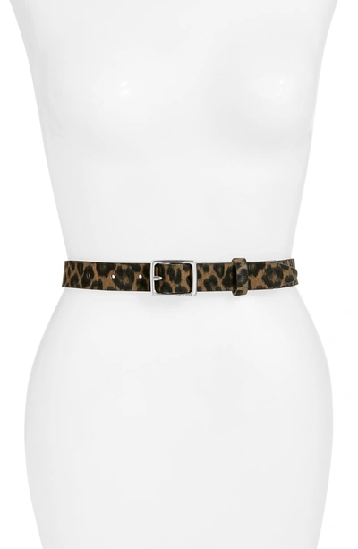 Rag & Bone Baby Boyfriend Belt In Black Birch