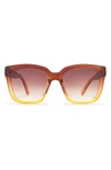 Vince Camuto 65mm Square Sunglasses In Brown