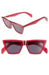 Rag & Bone 51mm Cat Eye Sunglasses In Fuchsia