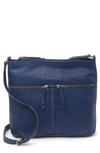 American Leather Co. Hanover Double Entry Crossbody Bag In Navy