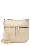 American Leather Co. Hanover Double Entry Crossbody Bag In Stone Smooth