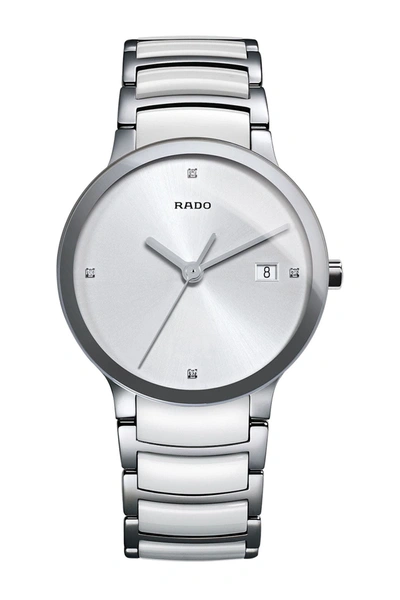 Rado Centrix Diamond Bracelet Watch, 38mm