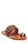 Beek Swift Loop Toe Sandal In Tan/tan