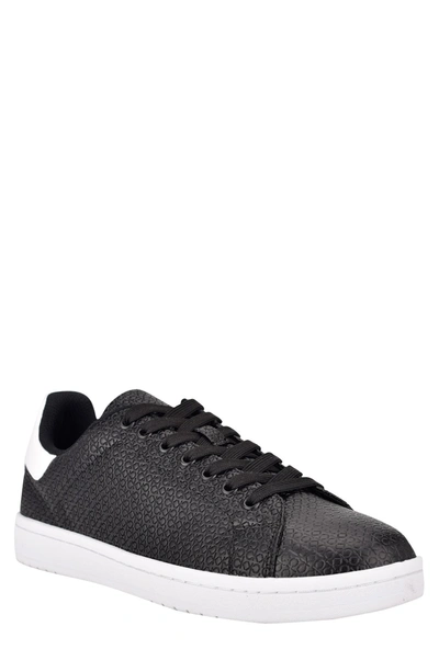   カルバン・クライン Liam Textured Sneakers Calvin Klein Men's Liam Textured Sneakers In Black Multi