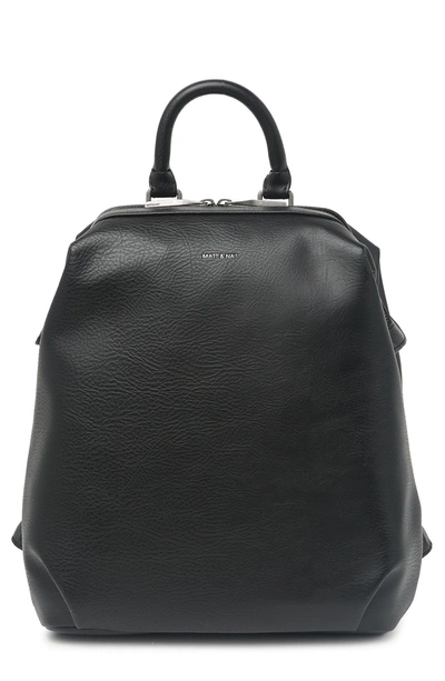 Matt And Nat Vignelli Dwell Vegan Leather Backpack In Black ModeSens