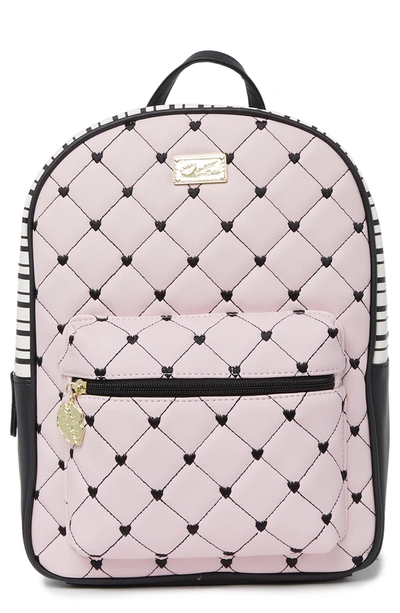 Luv Betsey By Betsey Johnson Floral Print Backpack In Blush
