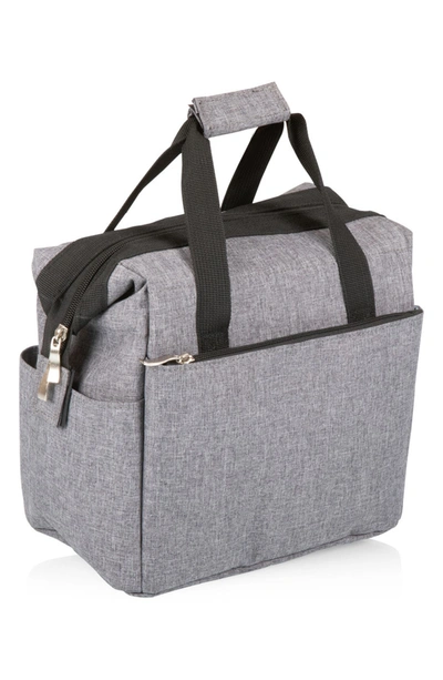 Picnic Time On The Go Lunch Cooler In Heathered Gray