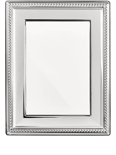Christofle Perles 10cm X 15cm Silver-plated Picture Frame