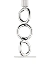 Christofle Silver-plated Vertigo 3-rings Candlestick In Silver