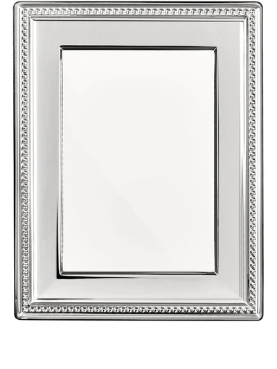 Christofle Perles 9cm X 13cm Silver-plated Picture Frame