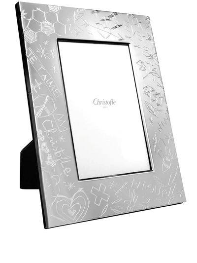 Christofle Graffiti 13cm X 18cm Silver-plated Picture Frame