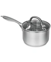 SEDONA PRO STAINLESS STEEL 1.5-QT. SAUCEPAN WITH GLASS LID