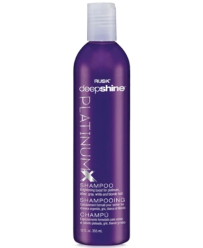 Rusk Deepshine Platinumx Shampoo, 12-oz, From Purebeauty Salon & Spa