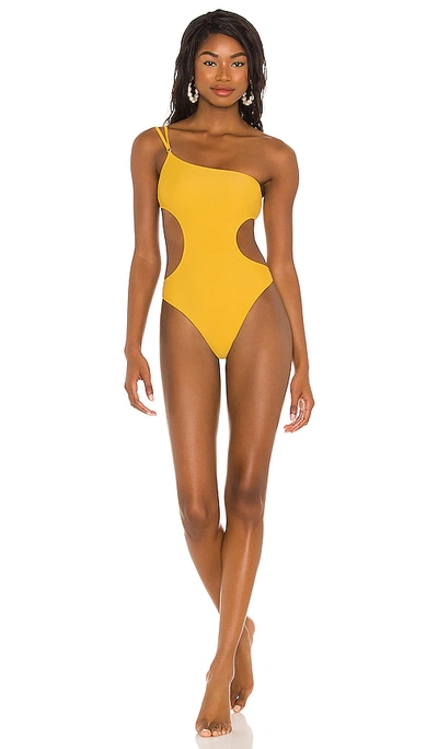 Tularosa Lanah One Piece In Mustard Yellow