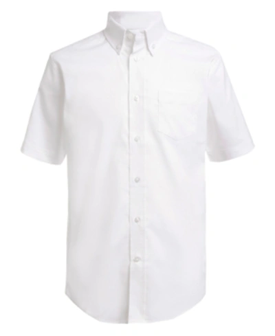 Nautica Kids' Big Boys Stretch Oxford Shirt In White