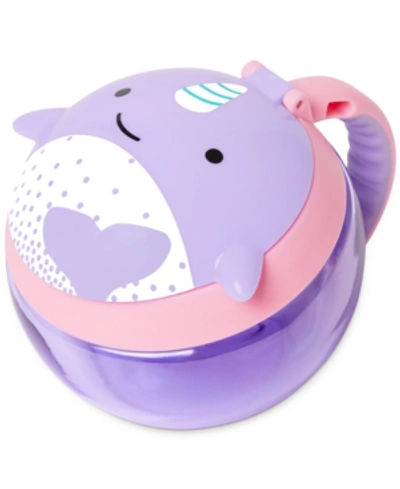 Skip Hop Zoo Kids Snack Cup In Narwhal