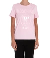 Moschino Logo T-shirt In Pink