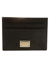 Dolce & Gabbana Dauphine Card Holder In Black
