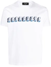 Dsquared2 3d Logo-print T-shirt In Weiss