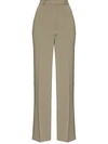 THE FRANKIE SHOP ISLA WIDE-LEG TROUSERS