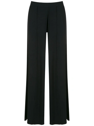 LYGIA & NANNY FLARED PLEATED TROUSERS