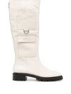 Senso Mikki Iii Leather Boots In Weiss