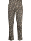 CURRENT ELLIOTT CAMOUFLAGE-PRINT CROPPED TROUSERS