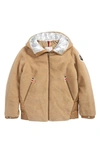 MONCLER KIDS' GIZEM FAUX SHEARLING HOODED DOWN JACKET,G29541B52120809BY
