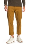 Obey Straggler Flooded Chino Pants In Tapenade