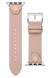 TORY BURCH THE STUDS LEATHER APPLE WATCH® BAND,TBS0051