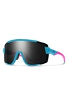 Smith Wildcat 135mm Chromapop(tm) Shield Sunglasses In Blue / Black