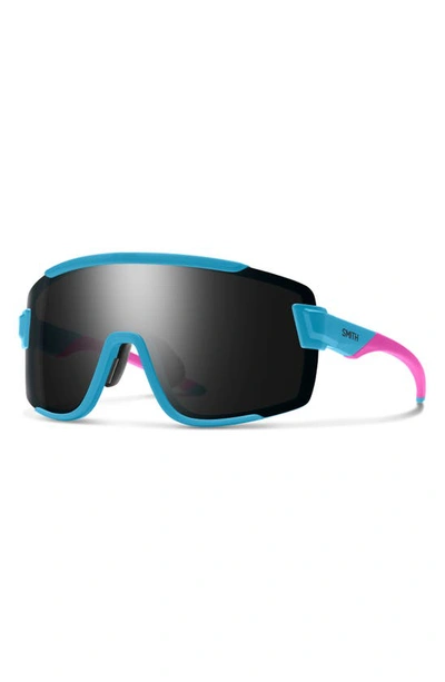 Smith Wildcat 135mm Chromapop(tm) Shield Sunglasses In Blue / Black