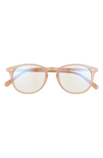 Diff Jaxson 49mm Blue Light Blocking Glasses In Rustique/ Clear