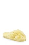 Michael Michael Kors Lala Faux Fur Slide Slipper In Buttercup