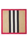 BURBERRY ICON STRIPE SILK SCARF,8041733