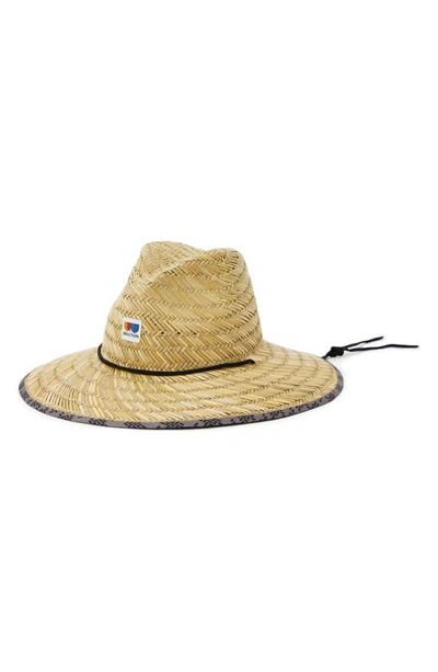 Brixton Alton Straw Sun Hat In Tan