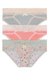 Heather Grey/ Coral/ Floral